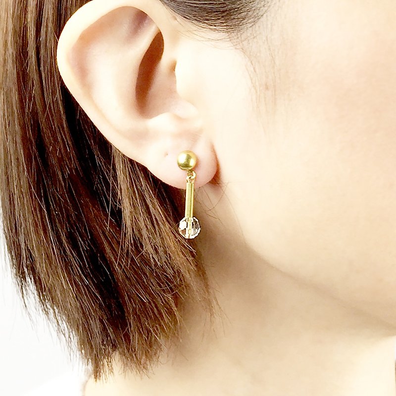 小巧系耳环#11 - 耳环/耳夹 - 其他金属 金色