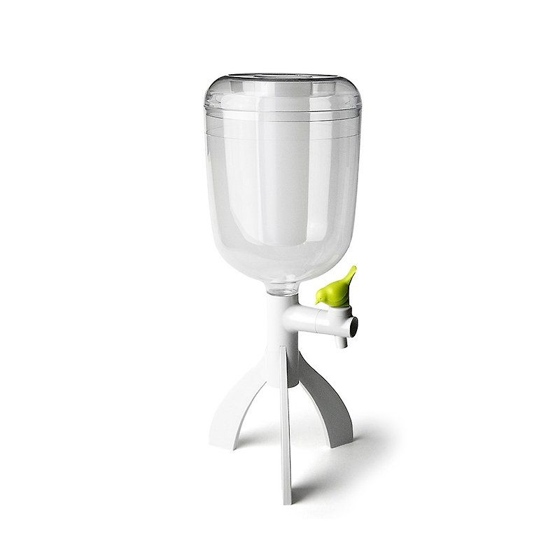 QUALY 雀儿戏水瓶-饮水器(绿) - 茶具/茶杯 - 纸 绿色