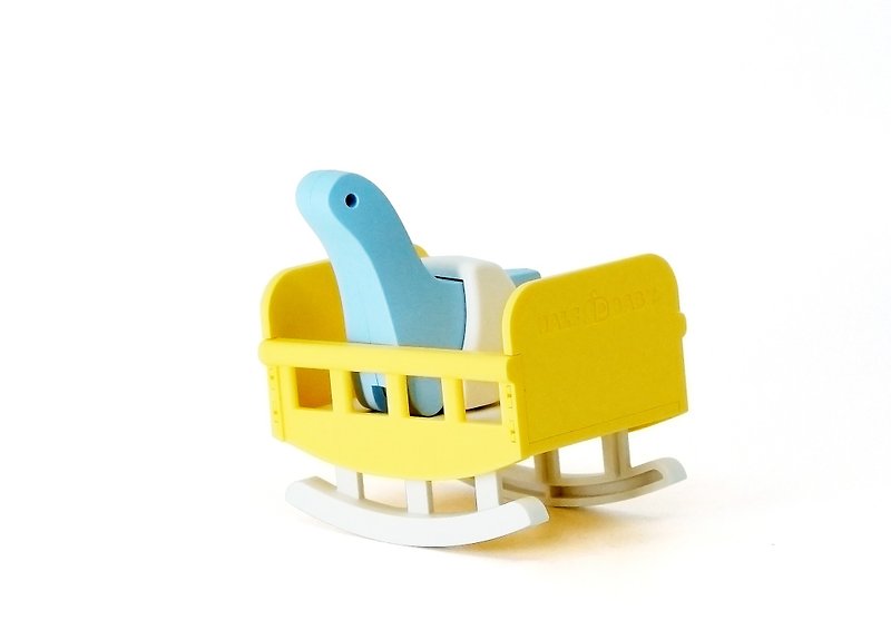 Halftoys Baby Dino 长颈龙STEAM教育玩具 - 摆饰 - 塑料 蓝色