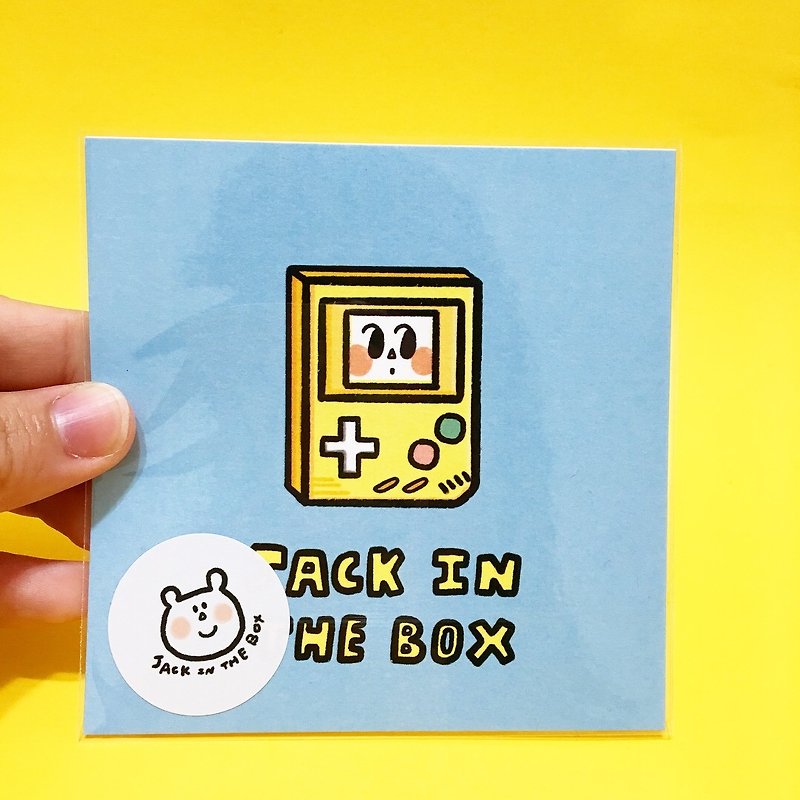 Jack in the box 电动玩具系列方形小卡 内有多款可选 - 卡片/明信片 - 其他金属 