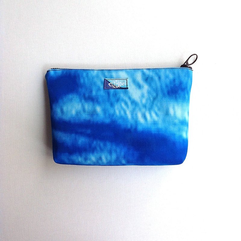 【有机棉系列】My Glück海洋万用包 - 化妆包/杂物包 - 其他材质 蓝色