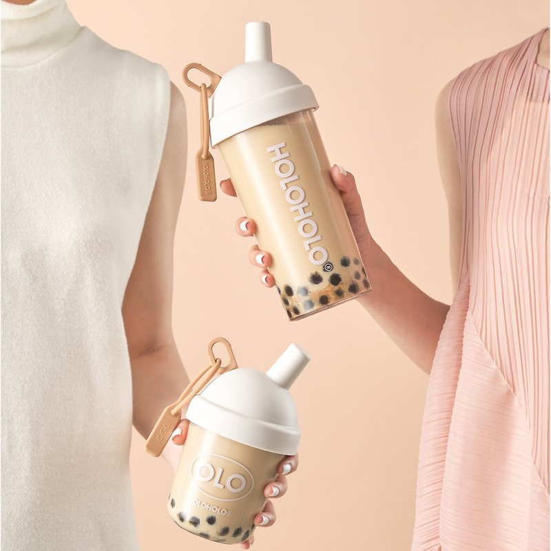 【HOLOHOLO】MILKTEA CUP 奶茶吸管杯 4色( 720ml / 420ml ) - 水壶/水瓶 - 塑料 多色
