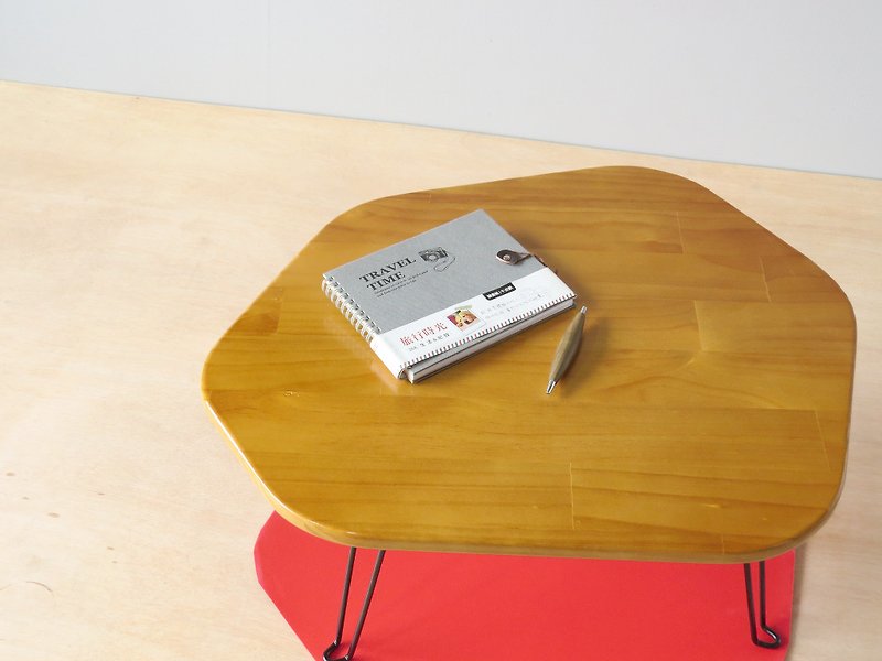 HO MOOD 大自然系列—鹅卵石 折叠桌 实木款。 - 儿童家具 - 木头 金色