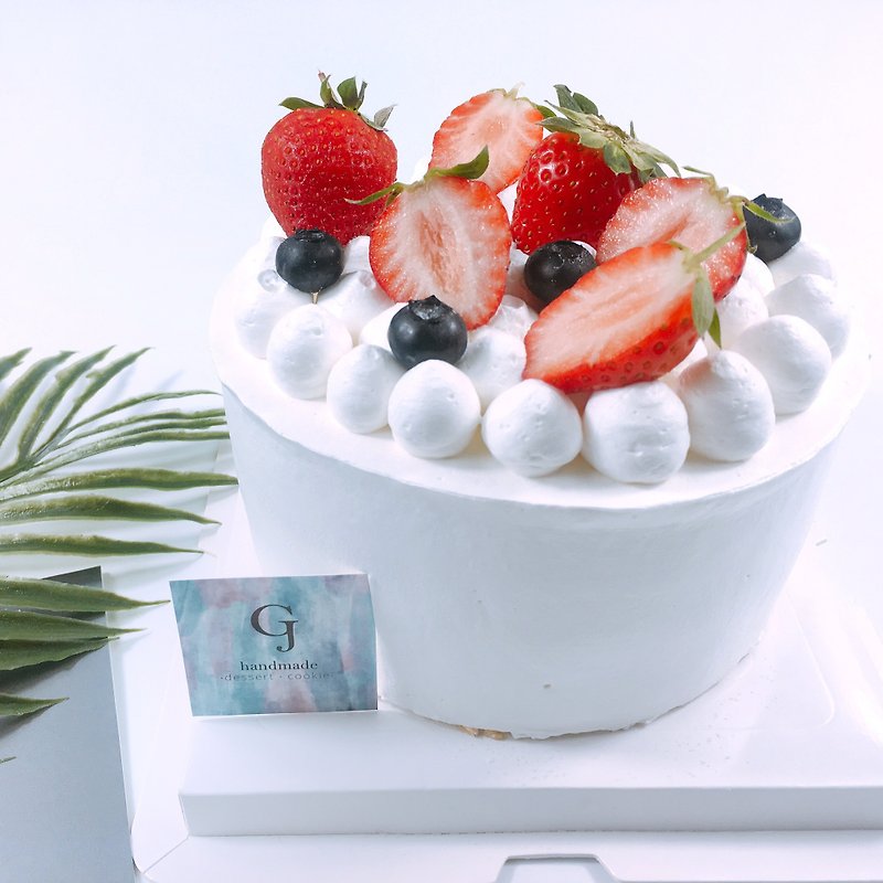 莓莓遇见 生日蛋糕 定制 草莓 造型 母亲节 季节限定4 6 8寸 宅配 - 蛋糕/甜点 - 新鲜食材 白色