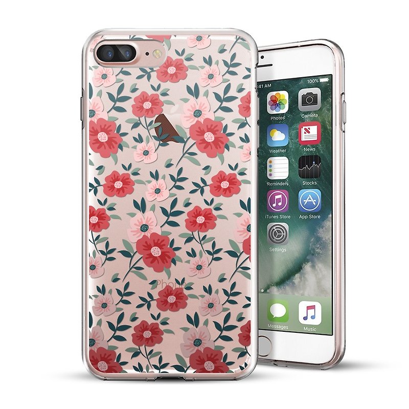 AppleWork iPhone 6/6S/7/8 原创设计保护壳 - 粉红花 CHIP-063 - 手机壳/手机套 - 塑料 粉红色