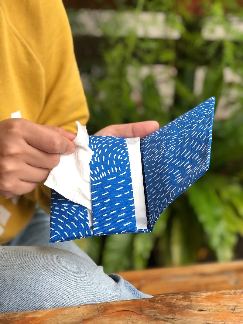 蓝雨 - 圣诞礼物 台湾制造-手作良品 - 收纳用品 - 棉．麻 蓝色