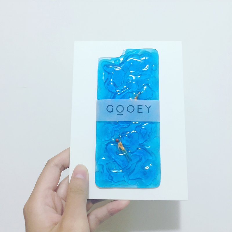 游泳手机贴/海洋/蓝色/ocean phone skin - 手机壳/手机套 - 塑料 蓝色
