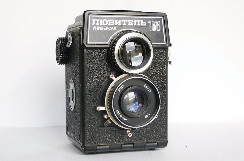 Lubitel 166 Universal 166U medium format TLR 6x6 4,5x6 LOMO USSR - 相机 - 其他材质 黑色