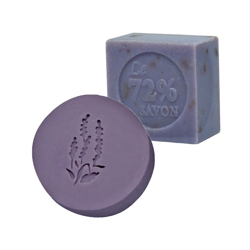晚安普罗旺斯-洗发皂马赛皂两件组 - 洗发用品 - 植物．花 紫色