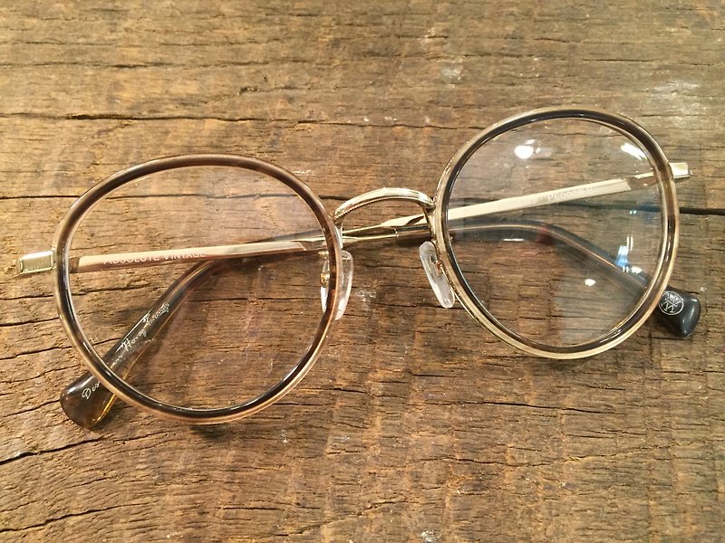 Absolute Vintage - Pedder Street 毕打街 圆形幼框板材眼镜 - Brown 啡色 - 眼镜/眼镜框 - 塑料 