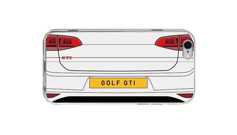 跑车 Golf GTI 多色 - iPhone X 8 7 6s Plus 5s S8 S9 手机壳 - 手机壳/手机套 - 塑料 多色