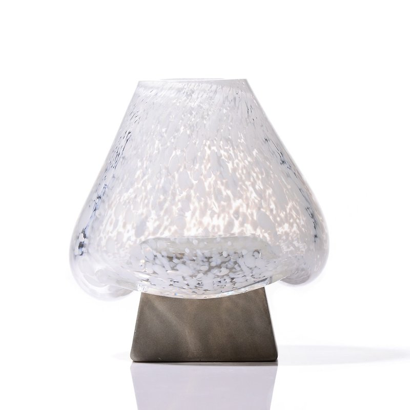 软花瓶1(雪花白) - 摆饰 - 玻璃 透明