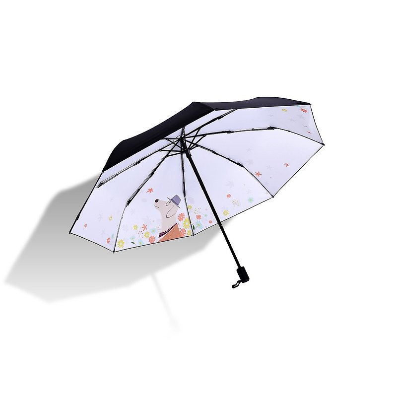 PRAINMr.Dog遮阳伞防紫外线两用折叠创意黑胶防晒太阳伞晴雨伞 - 其他 - 聚酯纤维 粉红色