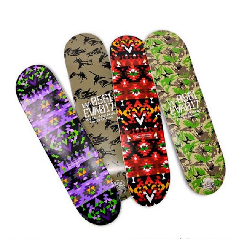 Filter017 X Evangelion X WOB EVA Skateboard / 三方联名系列滑板 - 其他 - 木头 