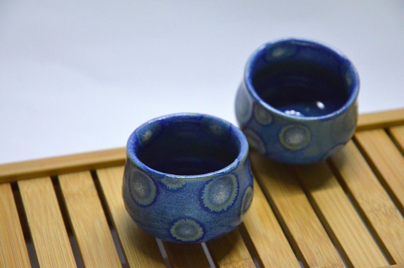星夜系列-圆点茶杯 - 花瓶/陶器 - 陶 