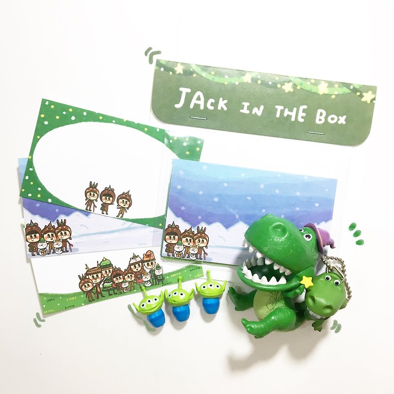 JACK IN THE BOX 圣诞节限定小卡(12入) - 卡片/明信片 - 纸 