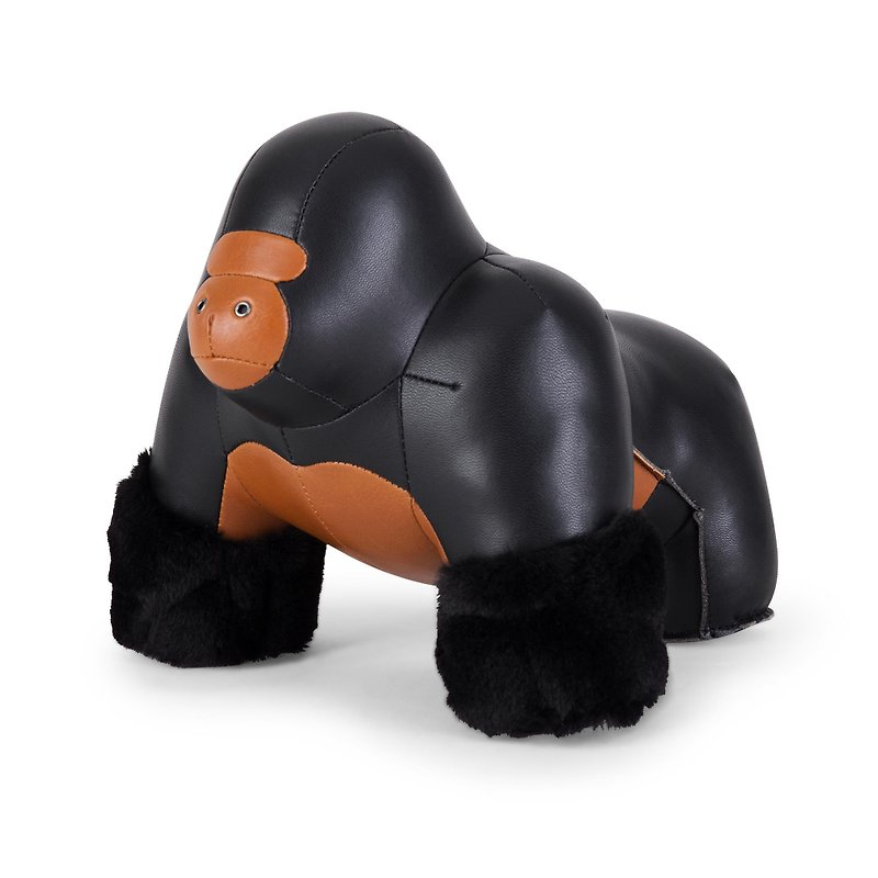 Zuny - 猩猩 Milo 造型动物门挡 - 摆饰 - 人造皮革 多色