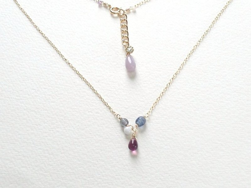 Heliotrope（ネックレス） - 项链 - 玻璃 紫色