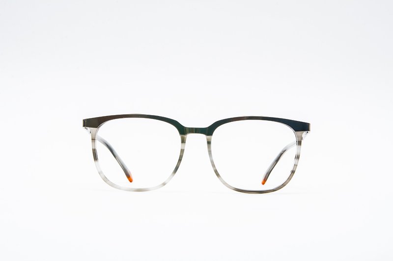 大方框拼接眼镜│加拿大设计-【德国OBE脚链不夹脸】 - 眼镜/眼镜框 - 其他材质 灰色
