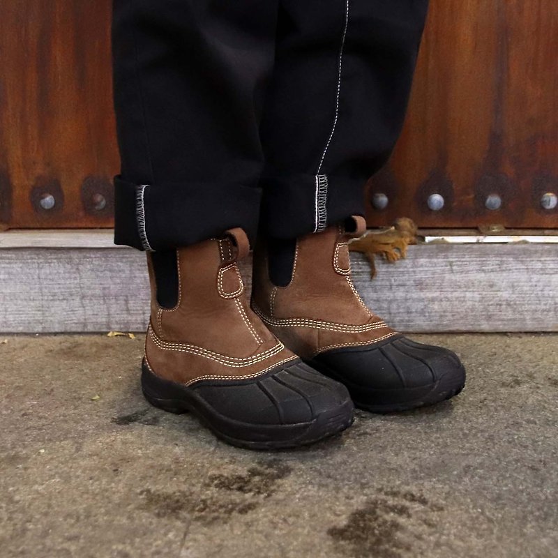 Tsubasa.Y 古着屋L.L.Bean高筒猎鸭靴,狩猎 防水 止滑 雨鞋 靴子 - 女款长靴 - 防水材质 咖啡色