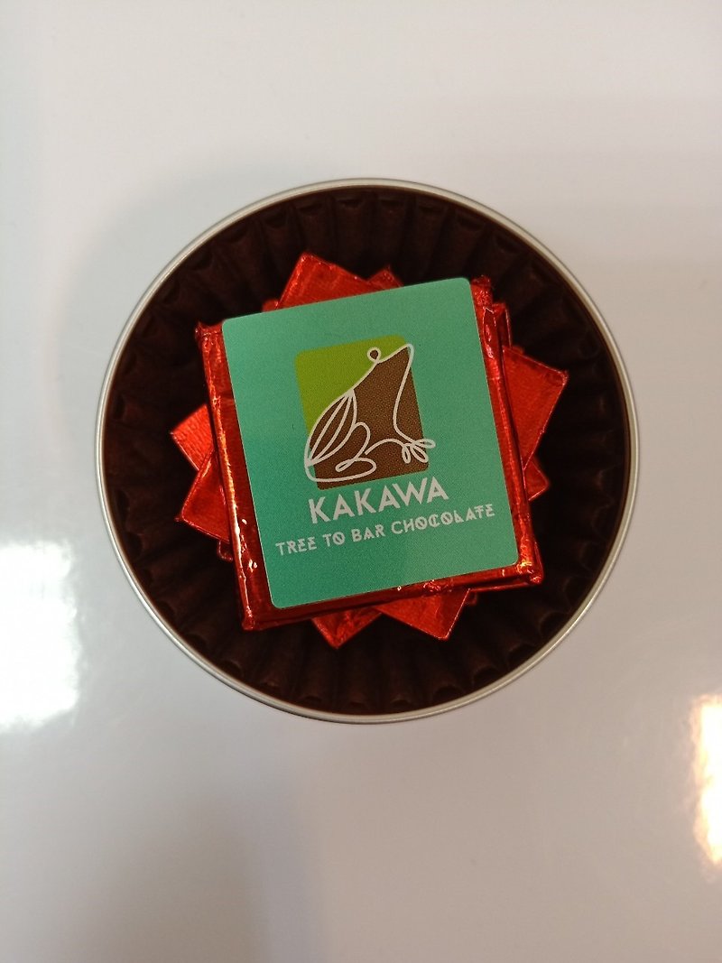 【美食嘉年华】KAKAWA100%醇巧薄片一盒NT380 现折25 - 巧克力 - 新鲜食材 咖啡色