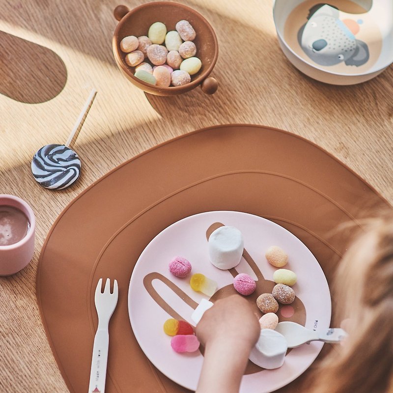 彩虹硅胶餐垫 / 牛奶糖 - 餐垫/桌巾 - 硅胶 多色