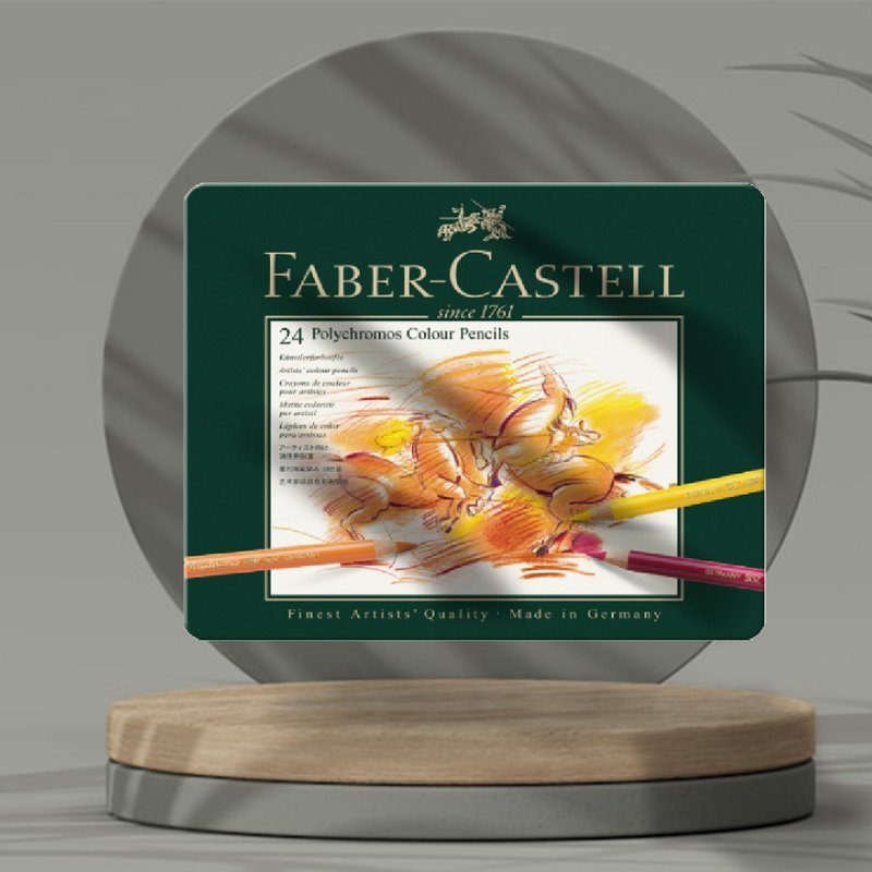 Faber-Castell艺术家级油性色铅笔－24色铁盒装(原厂正货) - 其他 - 其他材质 多色