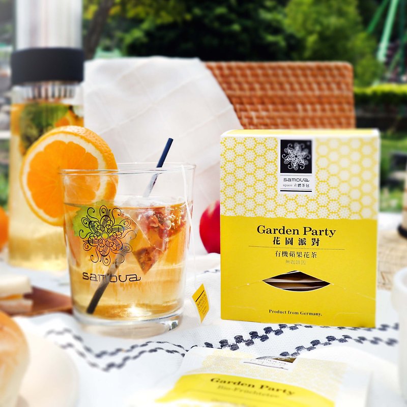 预购【Space 立体茶包 系列】苹果花茶 花园派对 | 花果茶10入 - 茶 - 新鲜食材 黄色