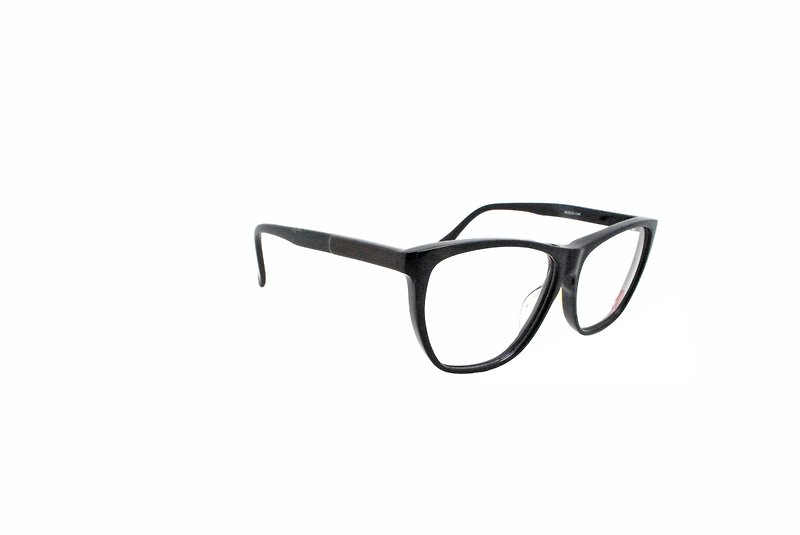 可加购平光/度数镜片 亚兰德伦 Alain Delon 2910 80年代古董眼镜 - 眼镜/眼镜框 - 塑料 黑色