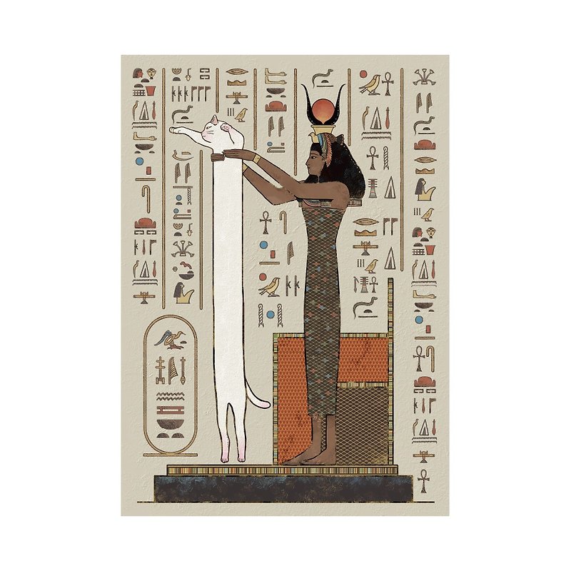 埃及古文明猫猫-2 马克杯 / L型夹 / 杯套 / 海报 - 摆饰 - 其他材质 