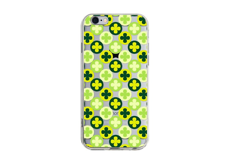 绿色花花 iPhone X 8 7 6s Plus 5s Samsung note S9 手机壳 - 手机壳/手机套 - 塑料 