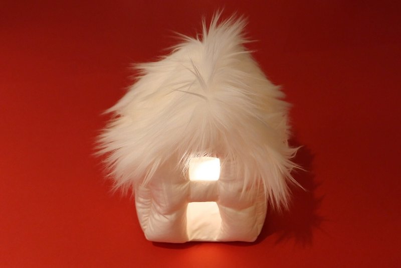 毛茸茸的房子 - 光 - 灯具/灯饰 - 聚酯纤维 白色