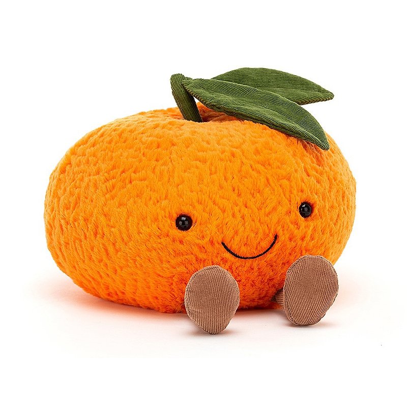 Amuseable Clementine 大桔大利 柑橘玩偶 9x12厘米 - 玩偶/公仔 - 聚酯纤维 橘色