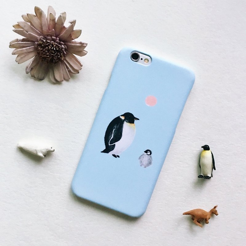 动物园系列 企鹅水蓝色 手机壳 - 手机壳/手机套 - 塑料 蓝色