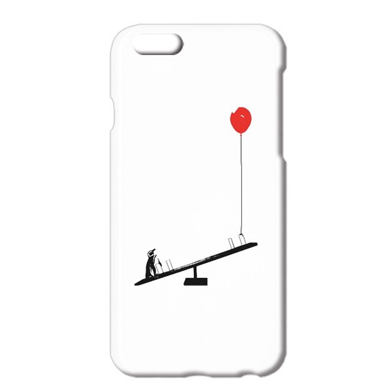 [iPhoneケース] ペンギンと風船とシーソー - 手机壳/手机套 - 塑料 白色