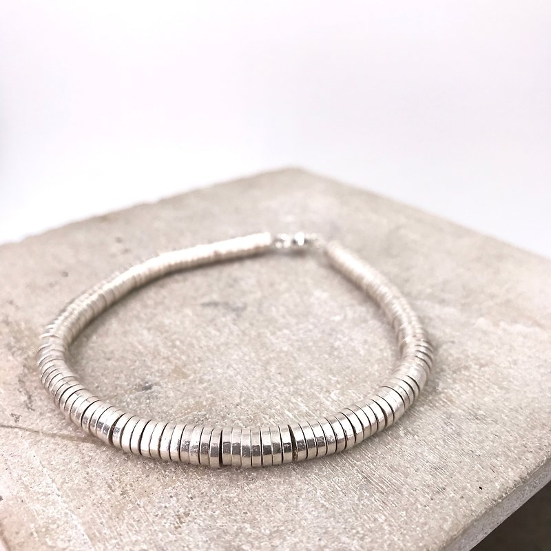 B10054 Stylish Silver 925 Bracelet - 手链/手环 - 纯银 银色