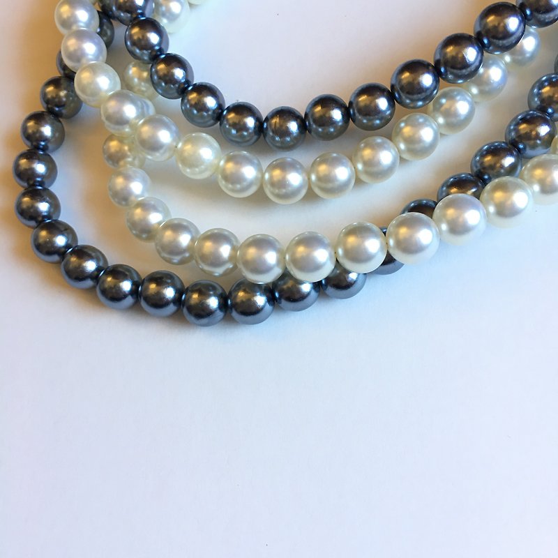 珍珠项链背带 两色 - 挂绳/吊绳 - 树脂 多色