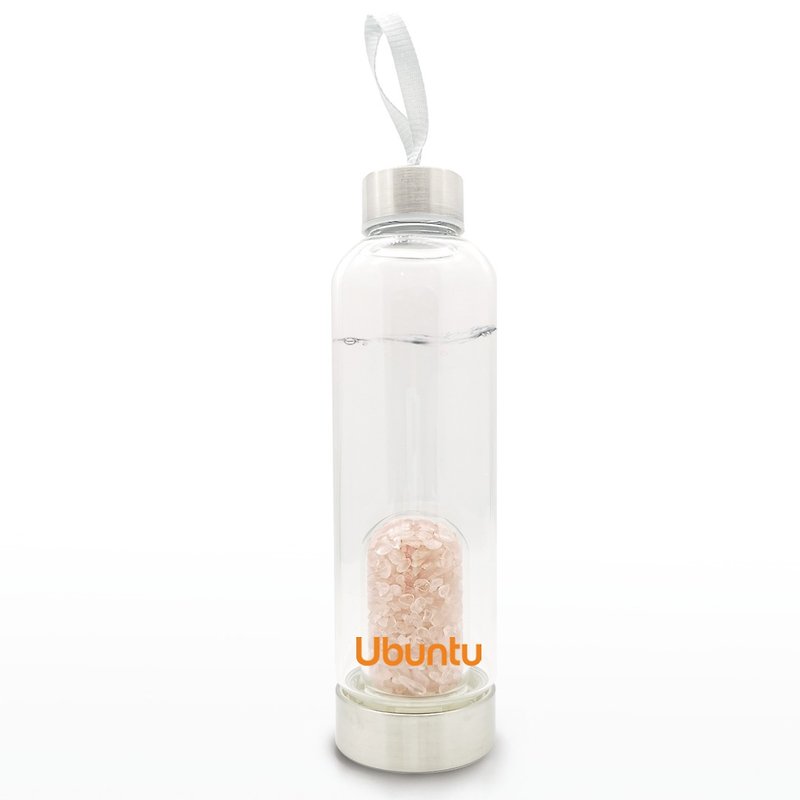 UBUNTU | 水晶水瓶 | 让水回到 最原始的状态 杏红 - 水壶/水瓶 - 玻璃 红色