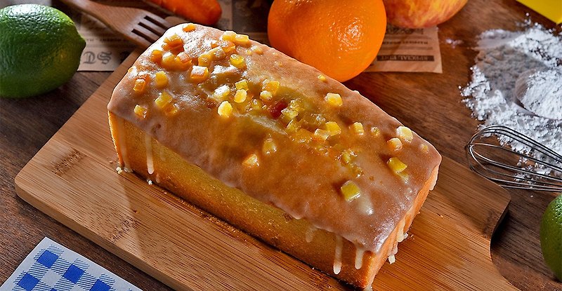 甜蜜加橙 /米香磅蛋糕 /无麸质 - 蛋糕/甜点 - 新鲜食材 金色