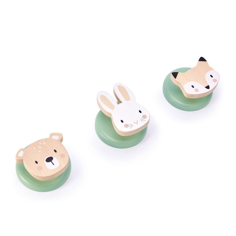 木头 儿童家具 - 森林墙壁挂勾