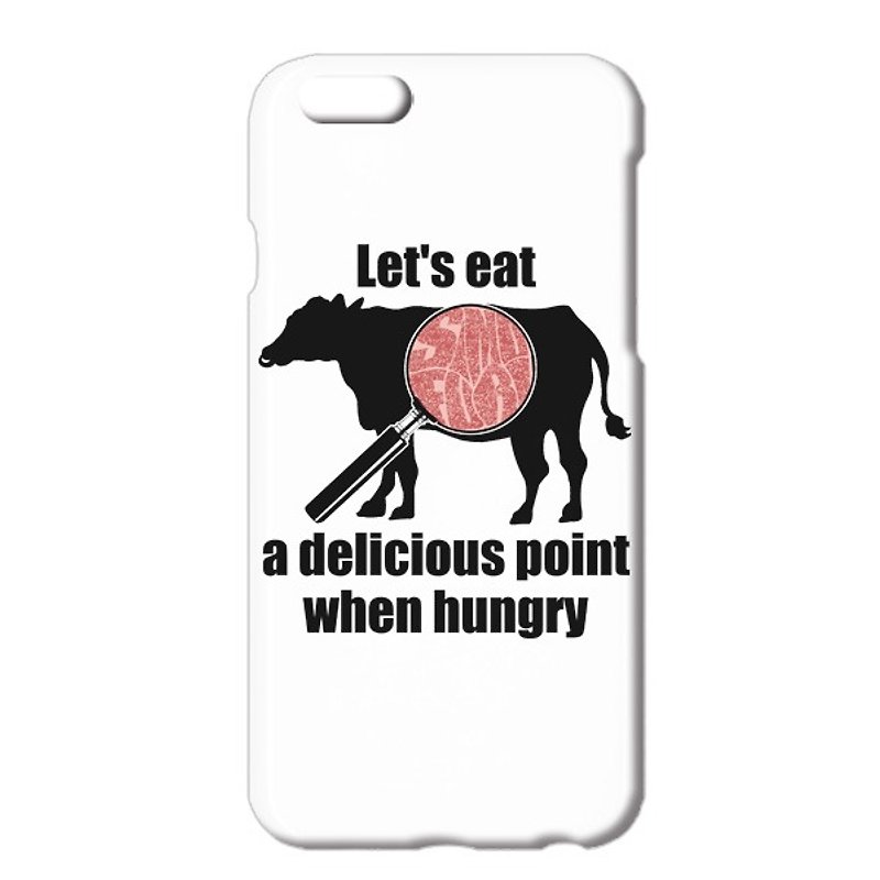 [iPhoneケース] Delicious points / 和牛 - 手机壳/手机套 - 塑料 白色