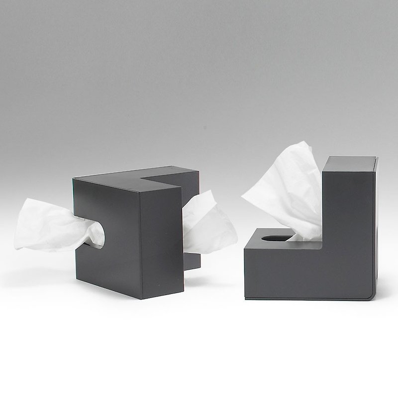 日本+d 直角设计卫生纸盒 - 纸巾盒 - 塑料 多色