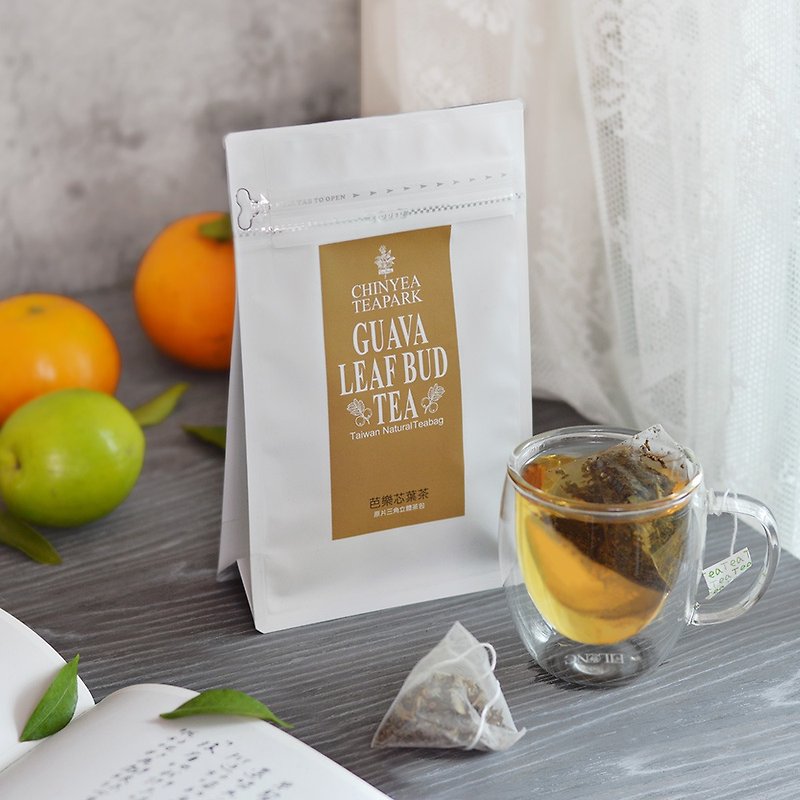 芭乐芯叶茶包 - 台湾自然栽培、无咖啡因、解甜腻健康 - 茶 - 塑料 白色