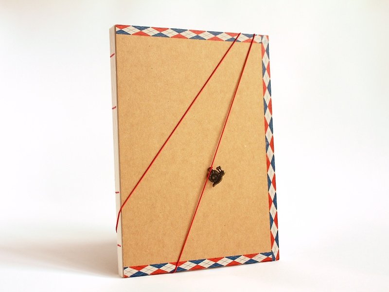 Handmade A5 Notebook - Snail Mail - 笔记本/手帐 - 纸 咖啡色