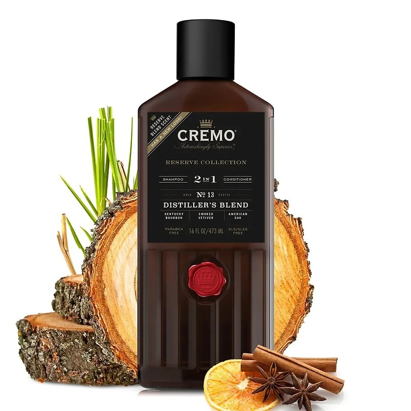 Cremo - 威士忌酒厂精选 沙龙香水护发洗发精 / 保湿香氛洗发乳 - 洗发用品 - 其他材质 