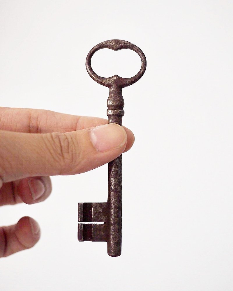 英国古董钥匙/收藏老钥匙 中型A款 - 摆饰 - 其他金属 