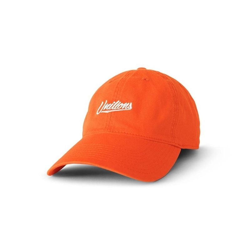 UNILIONS 2018 Logo Baseball Cap / 草写Logo棒球帽 (橘) - 帽子 - 棉．麻 