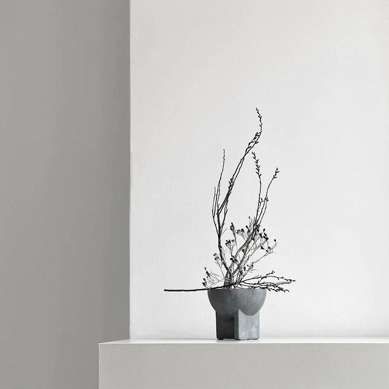 Osaka Bowl Mini - 纤维混凝土 花器 - 花瓶/陶器 - 水泥 灰色