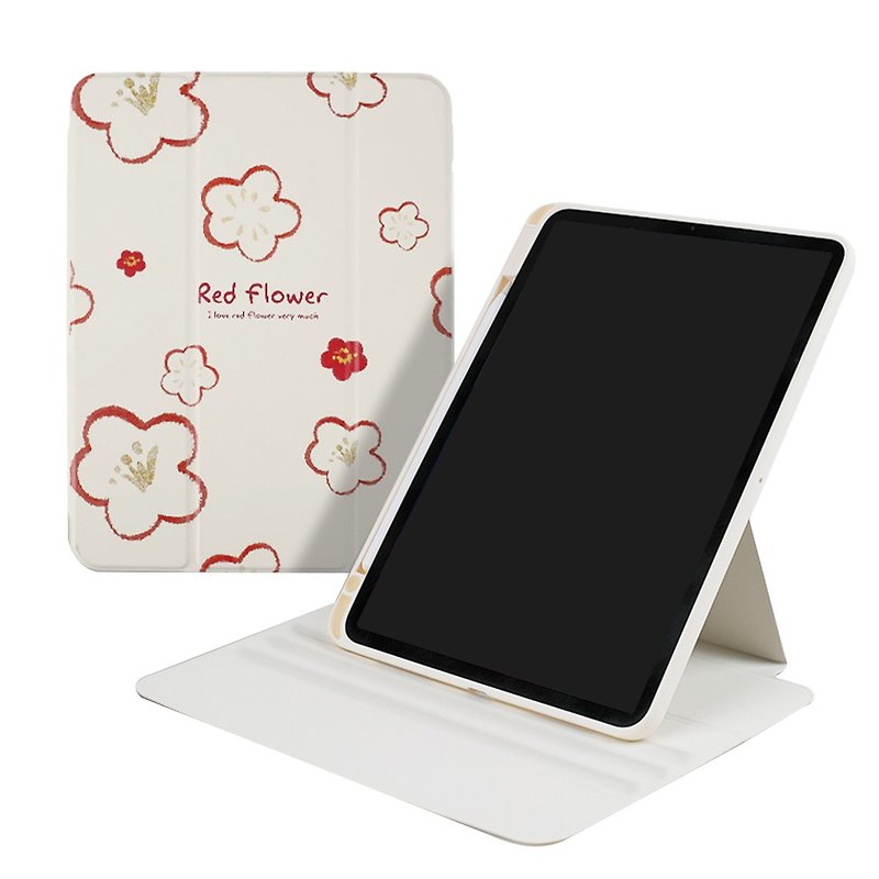 A+小红花 可旋转竖屏 iPad 保護殼