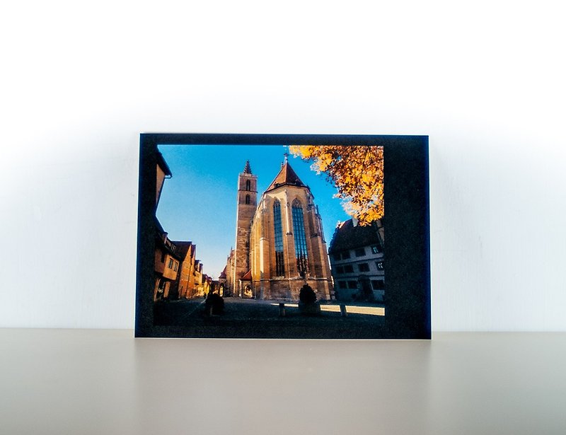 摄影明信片 | 圣雅各教堂-陶伯河畔的罗腾堡-德国 - 卡片/明信片 - 纸 多色